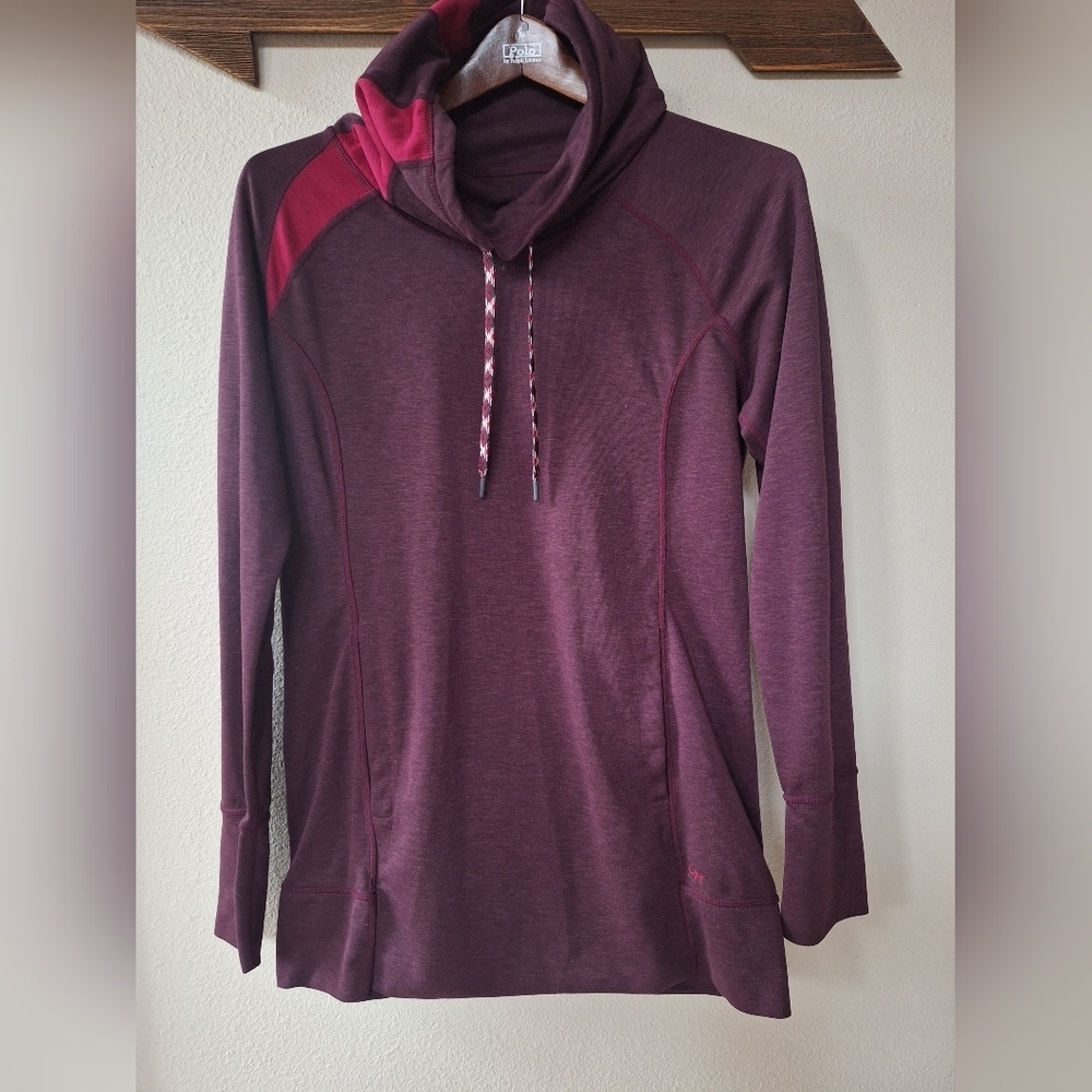 Outdoor Research Womens Trail Mix Cowl Sweatshirt Top Pullover Tunic Size M